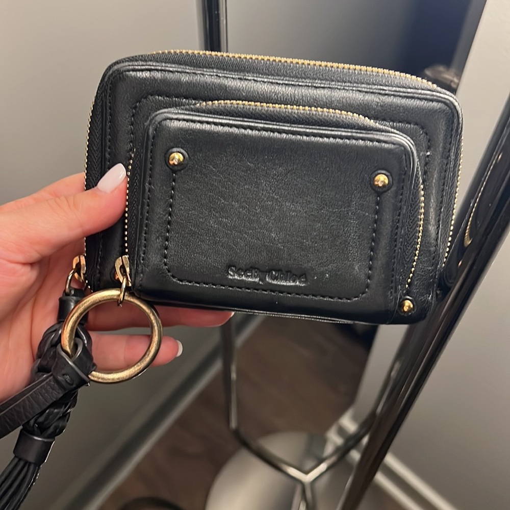 See By Chloe Black Wallet